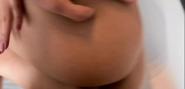  Hot brunette amateur teen POV banged